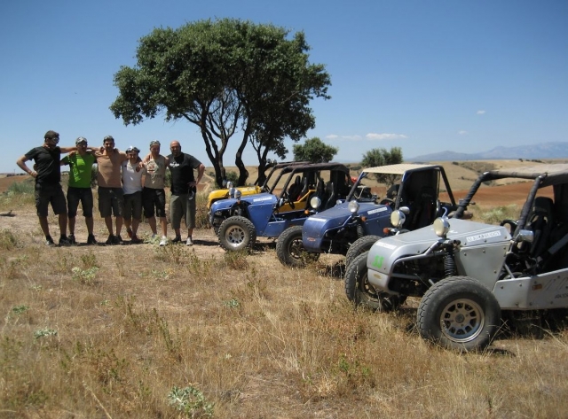  Resting on the outing with a buggy 